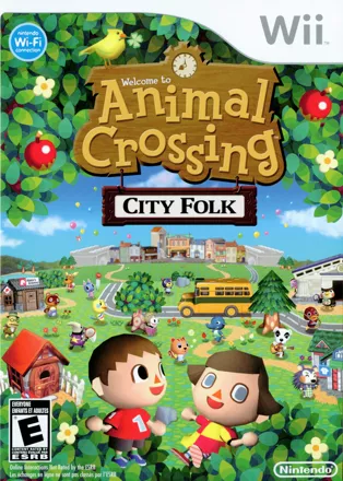 Animal Crossing: City Folk Wii Front Cover