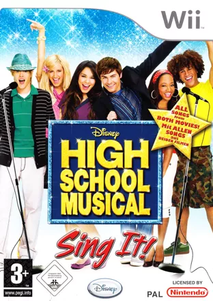 High School Musical: Sing It! Wii Front Cover