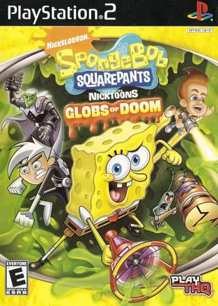 SpongeBob SquarePants Featuring Nicktoons: Globs of Doom PlayStation 2 Front Cover