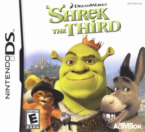 Shrek the Third Nintendo DS Front Cover