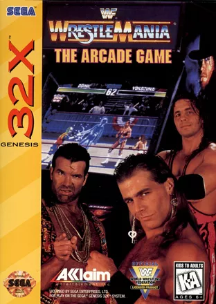 WWF WrestleMania SEGA 32X Front Cover