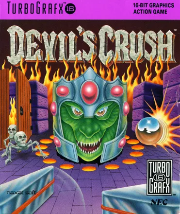 Devil&#x27;s Crush TurboGrafx-16 Front Cover