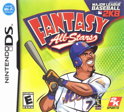 Major League Baseball 2K8: Fantasy All-Stars Nintendo DS Front Cover