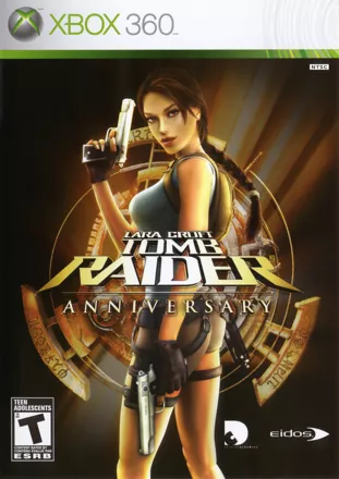 Lara Croft: Tomb Raider - Anniversary Xbox 360 Front Cover