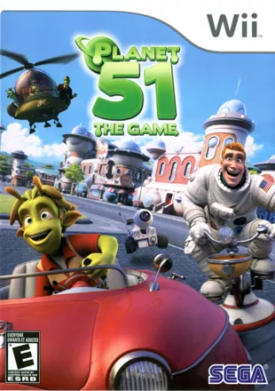 Planet 51: The Game Wii Front Cover