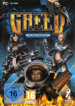 Greed: Black Border Windows Front Cover