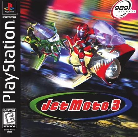 Jet Moto 3 PlayStation Front Cover
