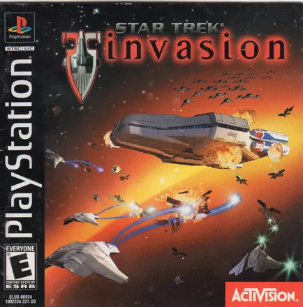 Star Trek: Invasion PlayStation Front Cover