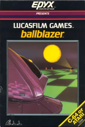 Ballblazer Atari 8-bit Front Cover