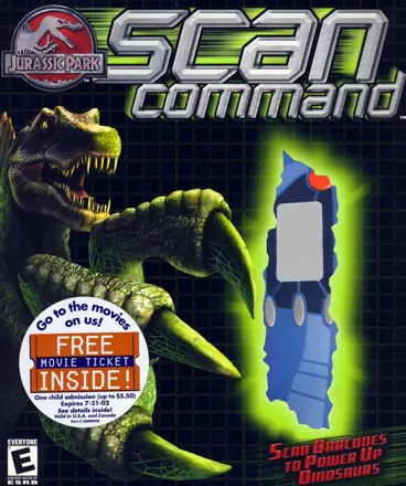 Scan Command: Jurassic Park Windows Front Cover
