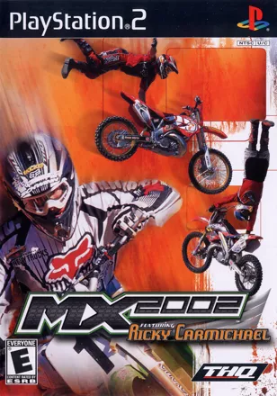 MX 2002 featuring Ricky Carmichael PlayStation 2 Front Cover