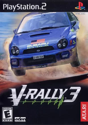V-Rally 3 PlayStation 2 Front Cover