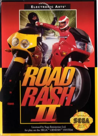 Road Rash II Genesis Front Cover