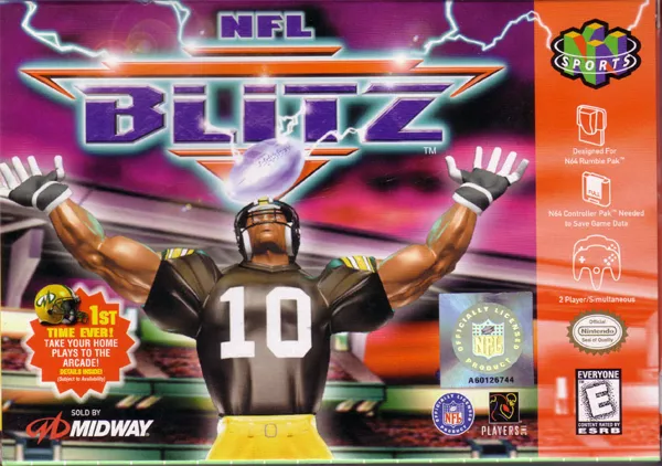 NFL Blitz Nintendo 64 Front Cover