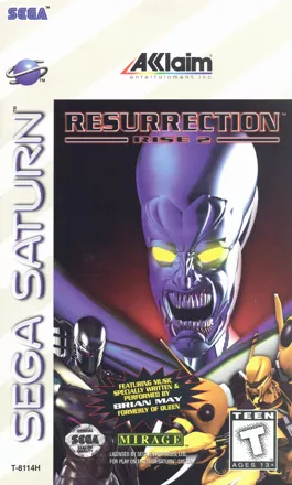 Rise 2: Resurrection SEGA Saturn Front Cover