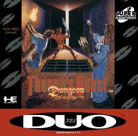 Dungeon Master: Theron&#x27;s Quest TurboGrafx CD Front Cover
