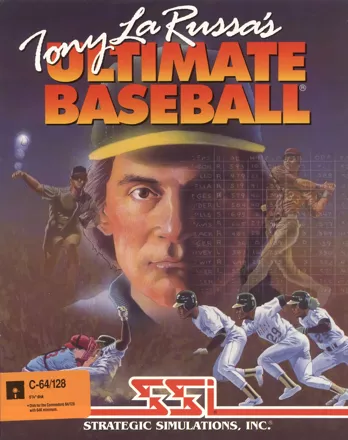 Tony La Russa&#x27;s Ultimate Baseball Commodore 64 Front Cover