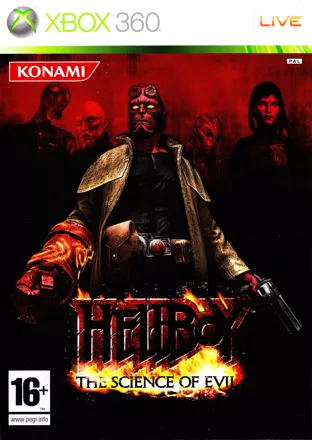 Hellboy: The Science of Evil Xbox 360 Front Cover