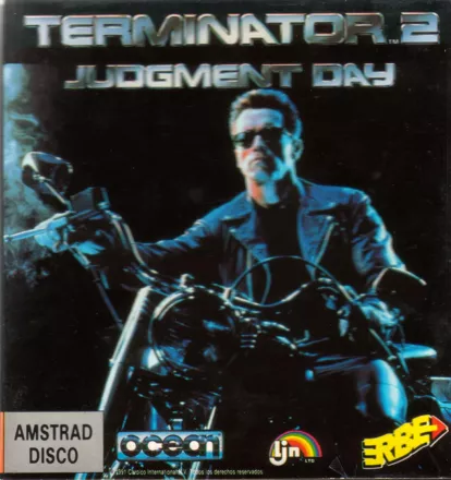 Terminator 2: Judgment Day Amstrad CPC Front Cover