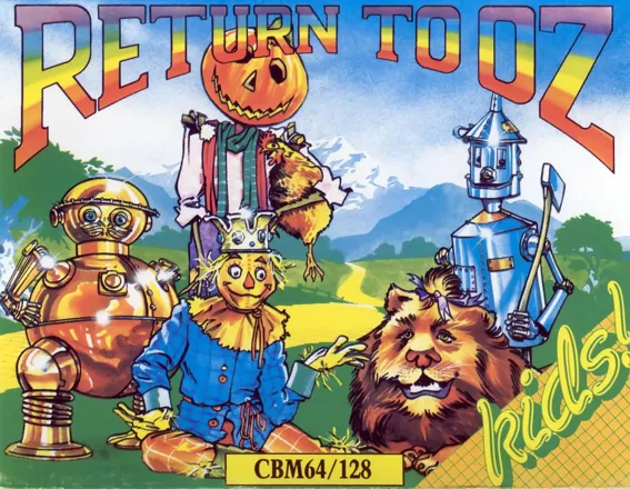 Return to Oz Commodore 64 Front Cover