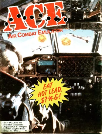 ACE: Air Combat Emulator DOS Front Cover