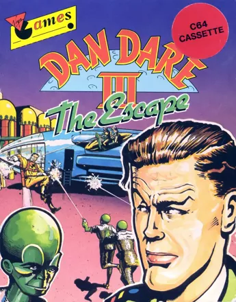 Dan Dare III: The Escape Commodore 64 Front Cover