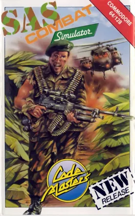 SAS Combat Simulator Commodore 64 Front Cover