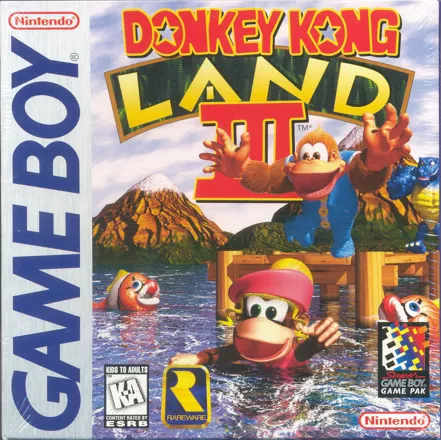 Donkey Kong Land III Game Boy Front Cover