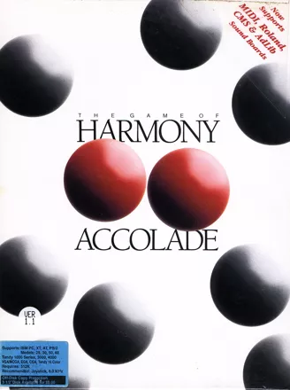 The Game of Harmony DOS Front Cover