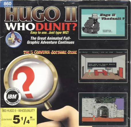 Hugo II: Whodunit? DOS Front Cover