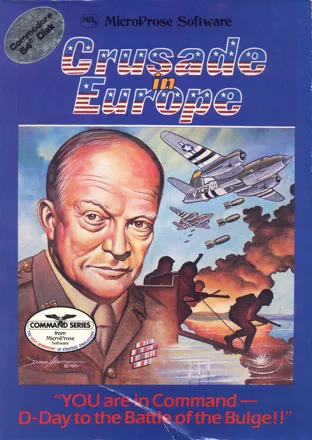Crusade in Europe Commodore 64 Front Cover