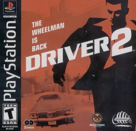 Driver 2 PlayStation Front Cover