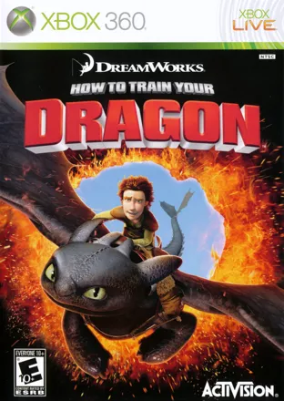 How to Train Your Dragon Xbox 360 Front Cover