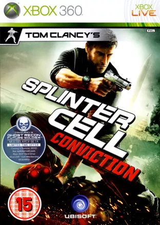 Tom Clancy&#x27;s Splinter Cell: Conviction Xbox 360 Front Cover