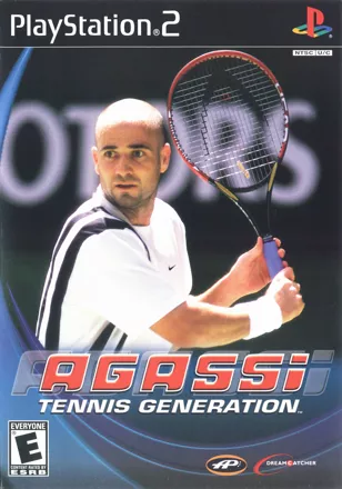 Agassi Tennis Generation 2002 PlayStation 2 Front Cover