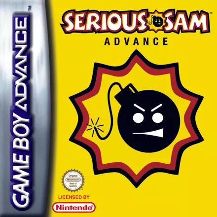 Serious Sam Game Boy Advance Front Cover
