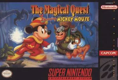 The Magical Quest Starring Mickey Mouse SNES Front Cover