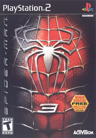 Spider-Man 3 PlayStation 2 Front Cover
