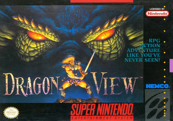 Dragon View SNES Front Cover