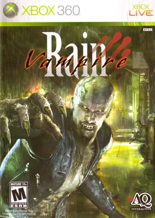 Vampire Rain Xbox 360 Front Cover
