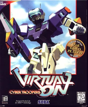 Cyber Troopers Virtual On Windows Front Cover