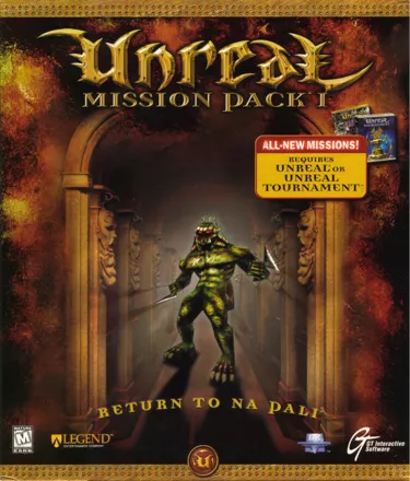 Unreal Mission Pack 1: Return to Na Pali Windows Front Cover
