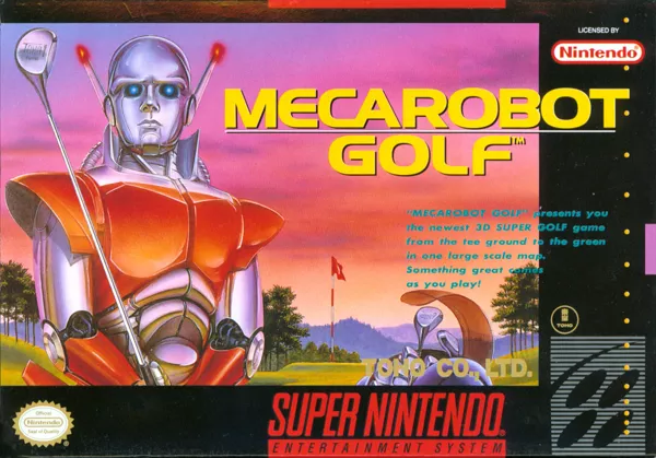 Mecarobot Golf SNES Front Cover
