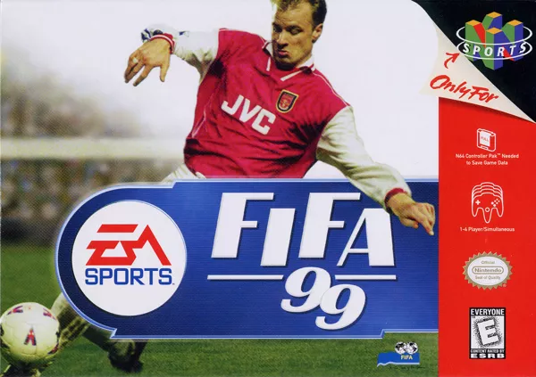 FIFA 99 Nintendo 64 Front Cover