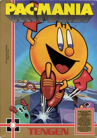 Pac-Mania NES Front Cover