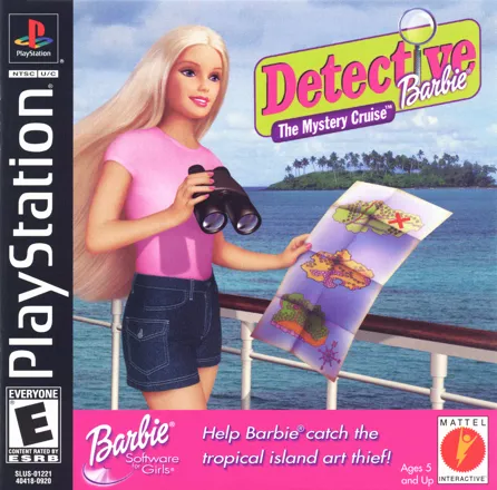 Detective Barbie: The Mystery Cruise  PlayStation Front Cover