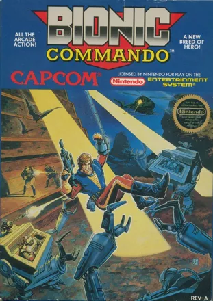 Bionic Commando NES Front Cover