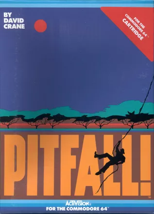 Pitfall! Commodore 64 Front Cover