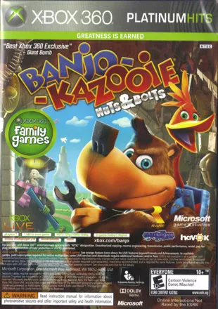 Banjo-Kazooie: Nuts and Bolts / Viva Pi&#xF1;ata Xbox 360 Front Cover