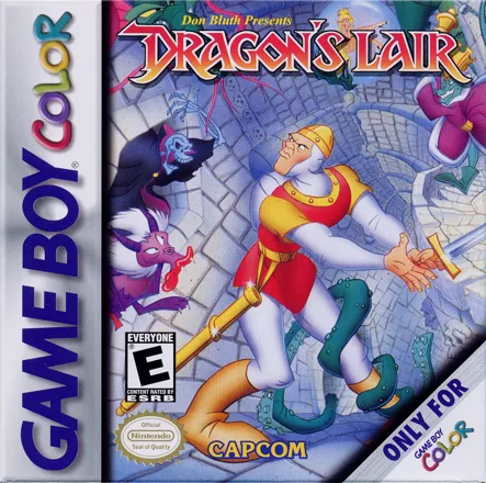 Dragon&#x27;s Lair Game Boy Color Front Cover